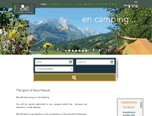 Tablet Screenshot of camping-azun-nature.com